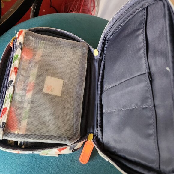 ORLA KIELY ~ Beauty Organizer Cosmetic Bag ~ BIRDS ~ NWOT! - Picture 4 of 4